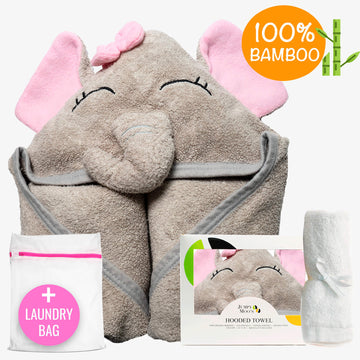 Hooded Towels - Jumpy Moo's - Baby Essentials